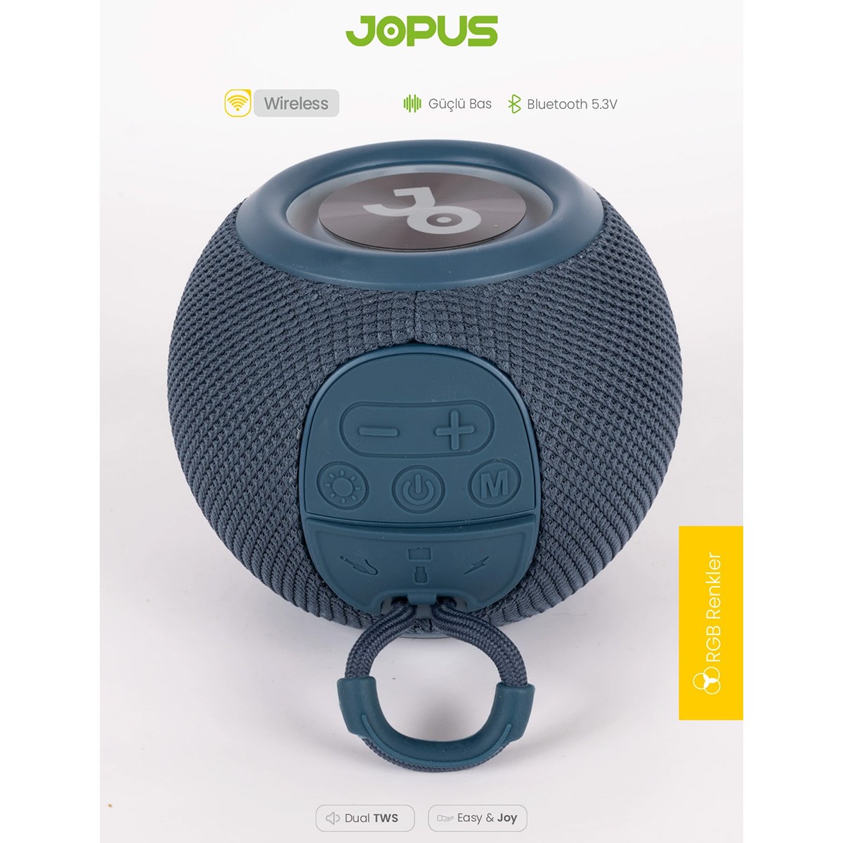 Earth Box Bluetooth Hoparlör FM Radyo Jopus