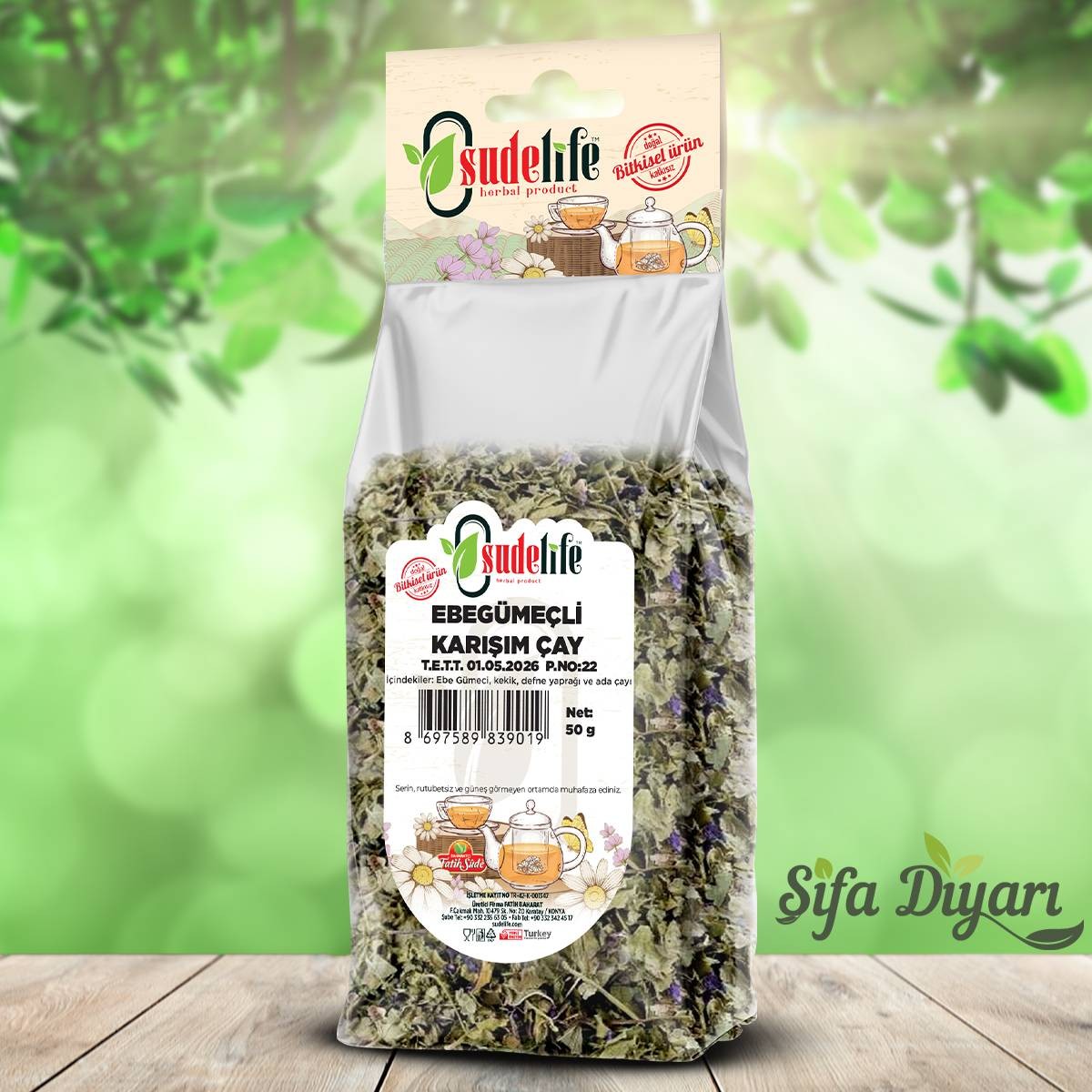 Ebegümeçli Karışım Çay 50 gr