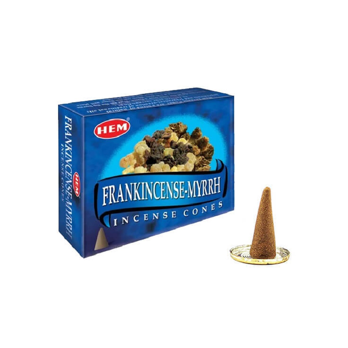 HEM Frankincense Myrrh Konik Tütsü 10 Adet