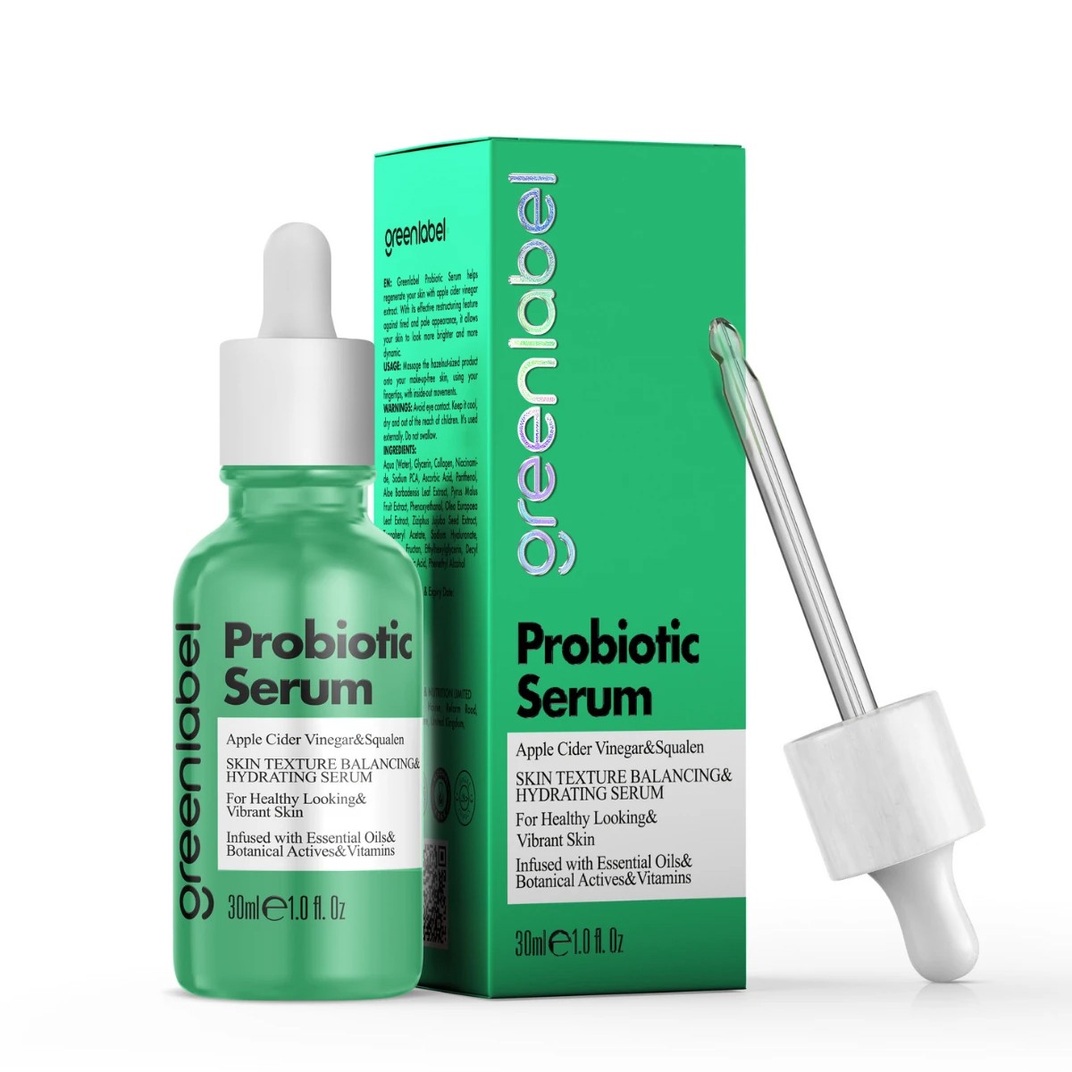 Aydınlatıcı Yenileyici Ve Cilt Bariyeri Güçlendirici Probiyotik Serum 30ml Greenlabel