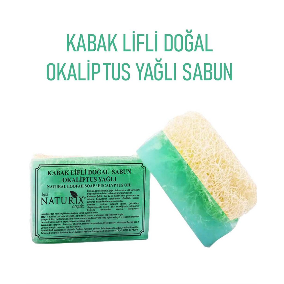Kabak Lifli Doğal Okaliptüs Sabun