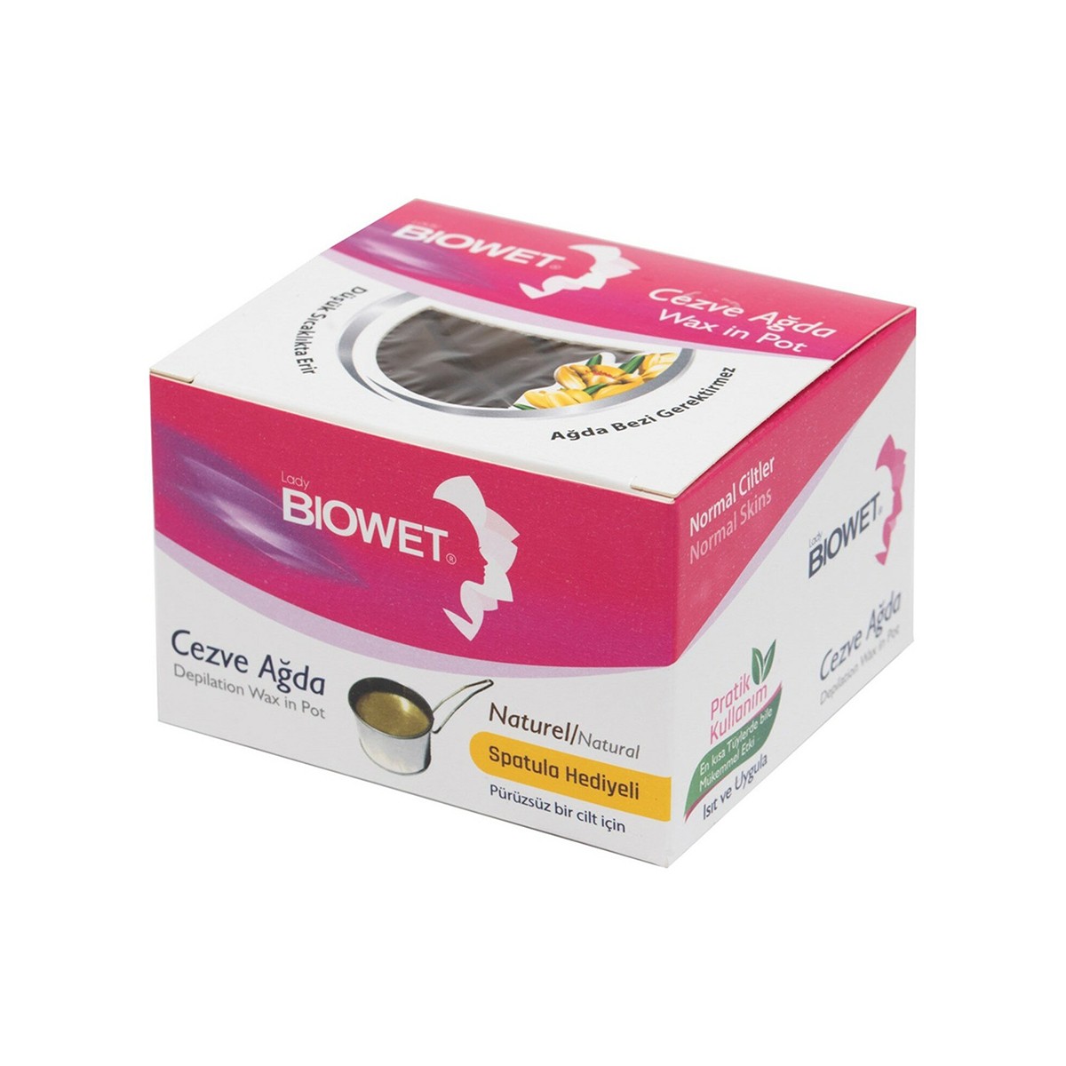 Biowet Cezve Ağda Naturel 110ml