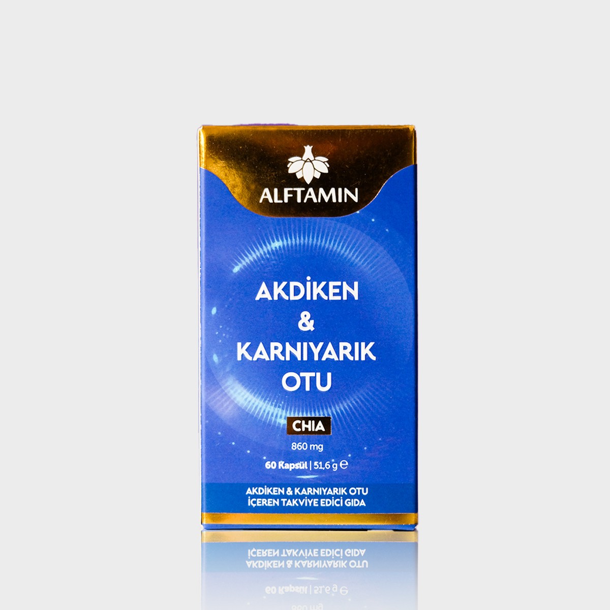 Aftamin Akdiken & Karnıyarık Otu 860 Mg 60 Kapsül