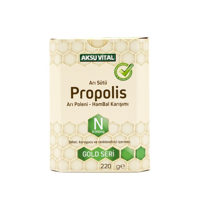 Propolisli Arı Sütü Bal Polen Karışımı (N) 8.000 mg