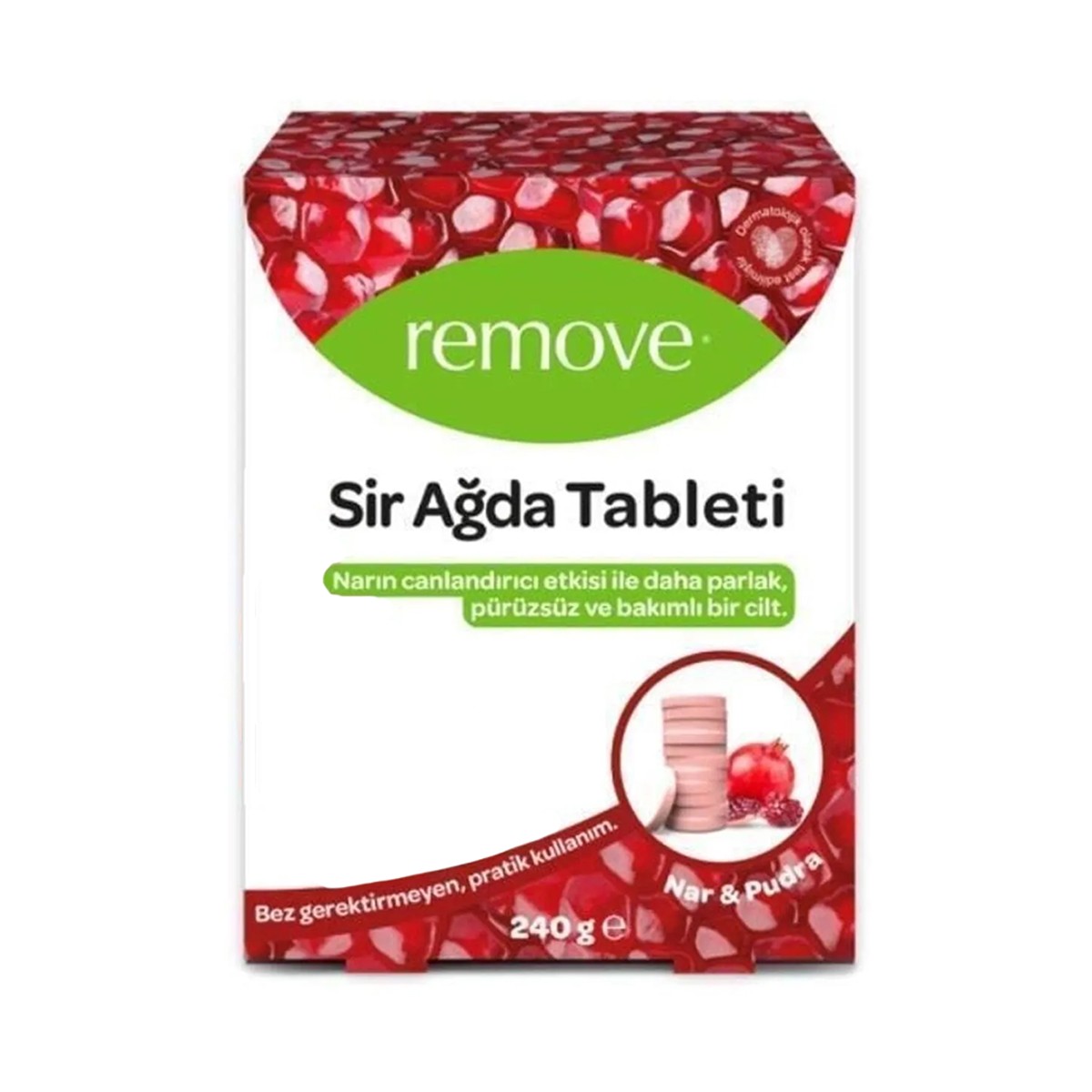 Remove Sir Ağda Tableti Nar ve Pudra 240gr