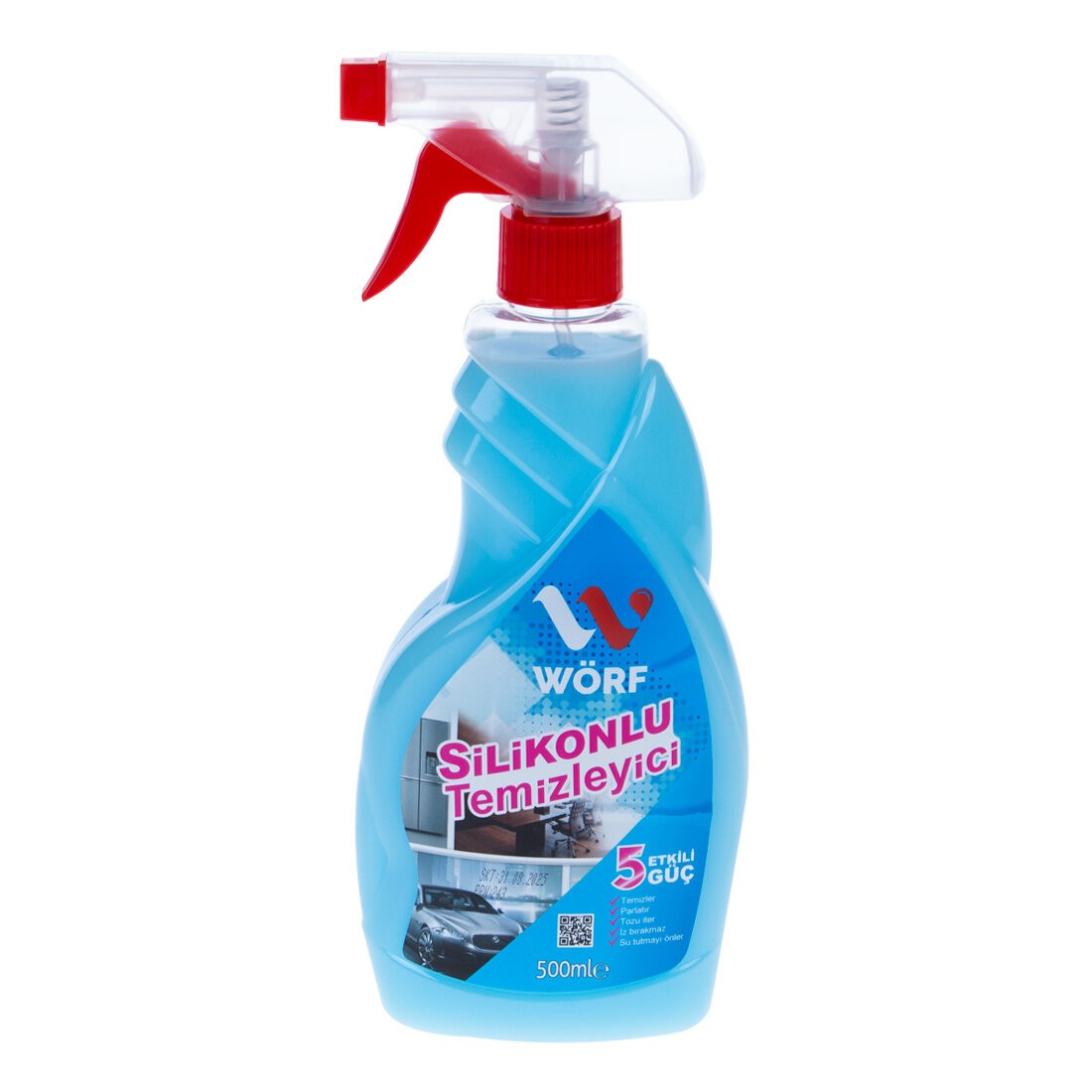 Wörf Cam Temizleyici Silikonlu 500ml