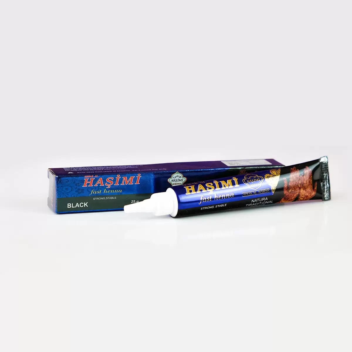 Haşimi Hint Kınası Siyah Tüp 25 gr - Kına Kalıbı Hediyeli