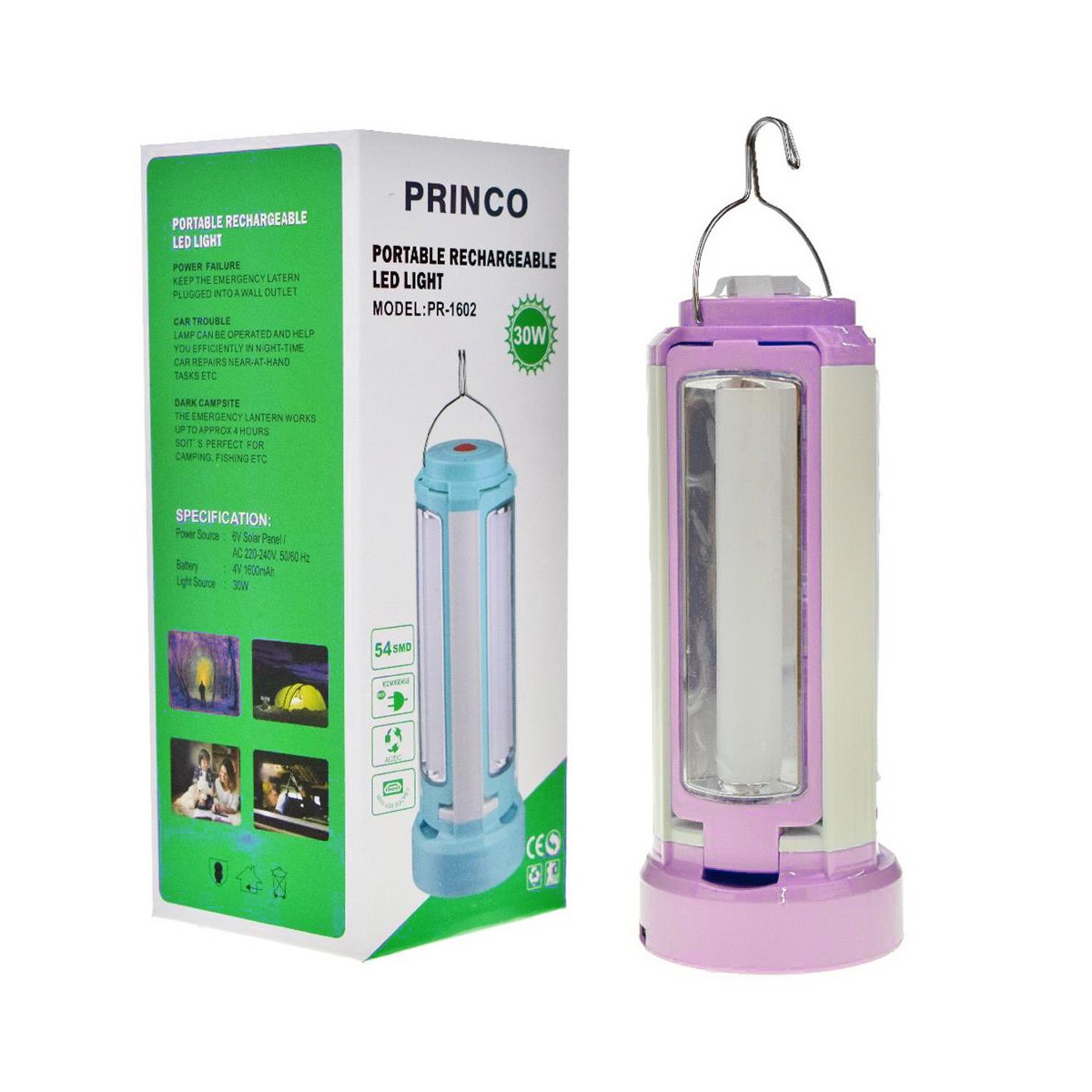 Açılabilir Şarjlı LED 30W Princo