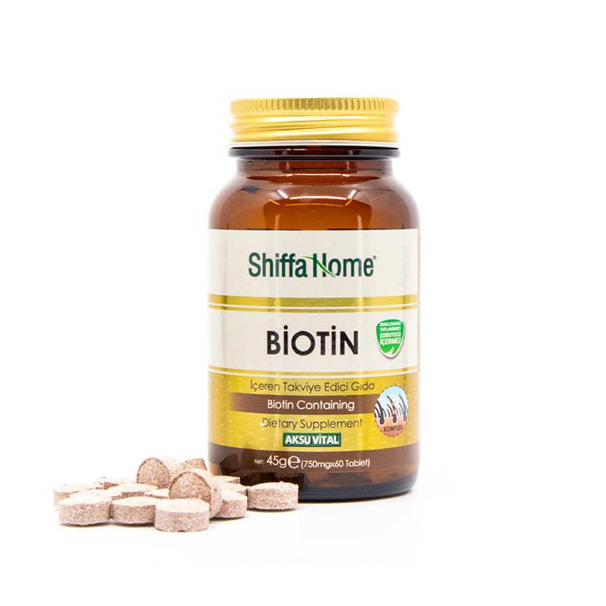 Biotin 60 Tablet 750 mg