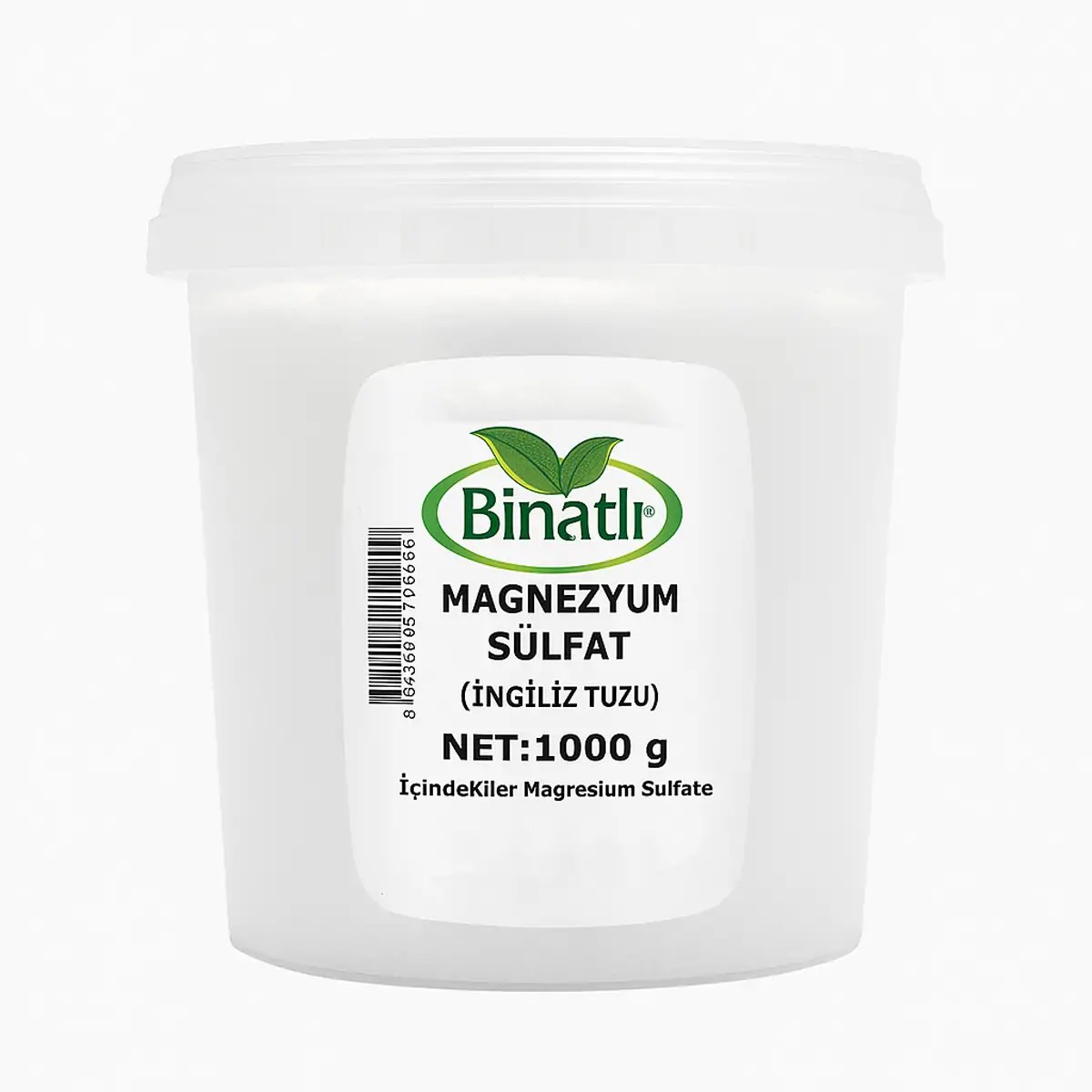 İngiliz Tuzu - Epsom Tuzu - Magnezyum Sülfat 1000 gr