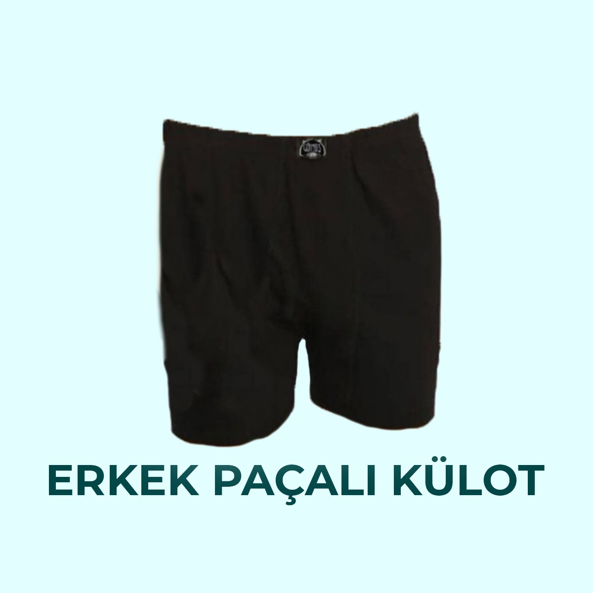 Erkek Paçalı Külot Siyah