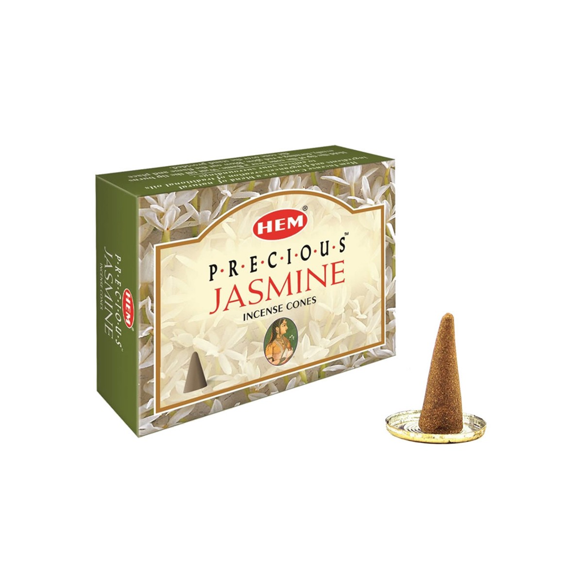 HEM Precious Jasmine Konik Tütsü 10 Adet