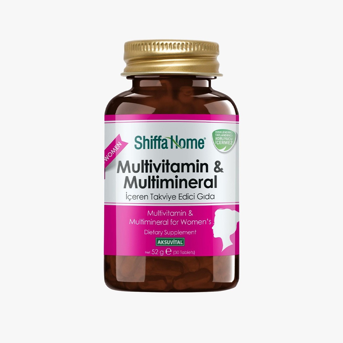 Multivitamin & Multimineral Kadın 1760 mg 30 Tablet