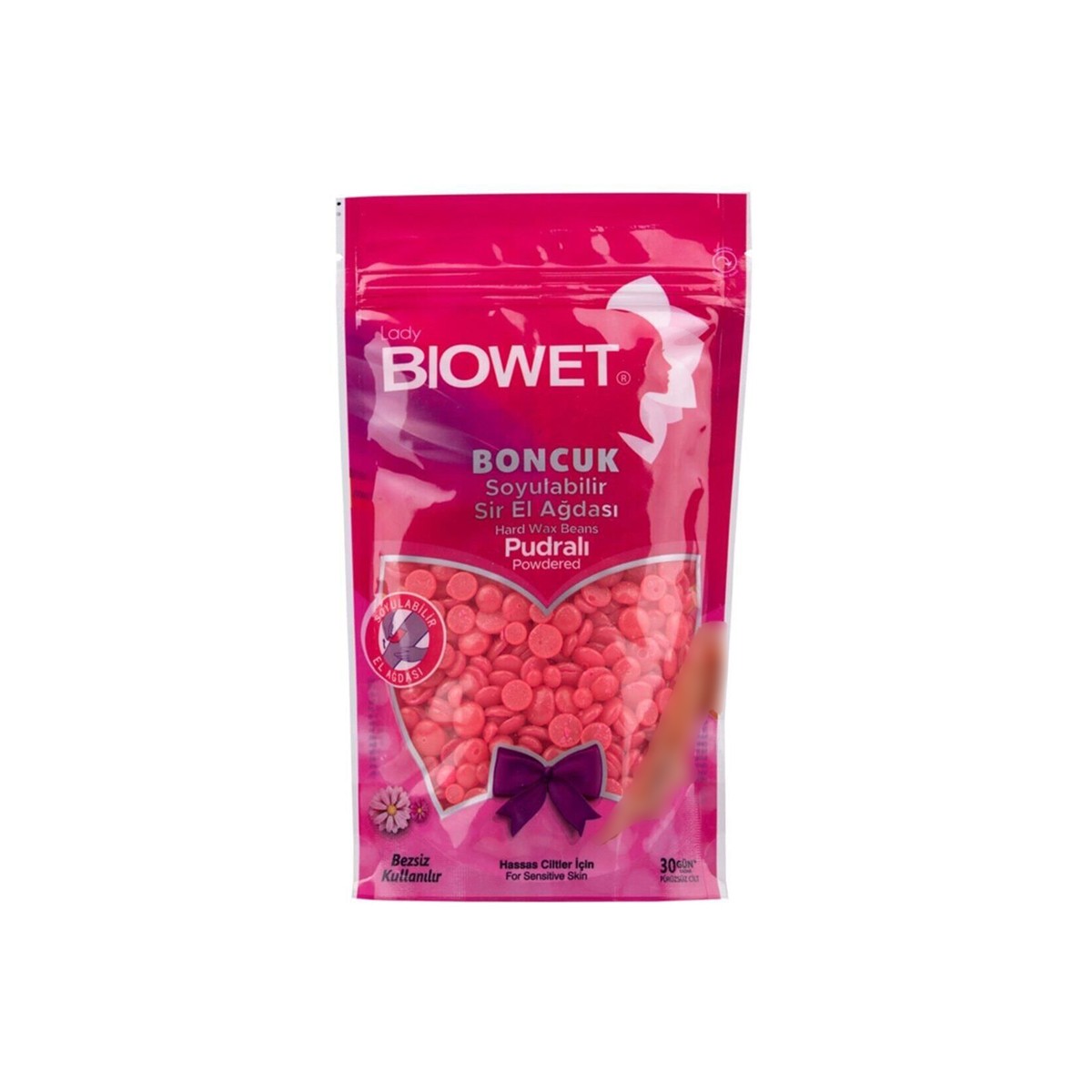 Biowet Boncuk Ağda Soyulabilir Sir El Ağdası 220gr Pudralı
