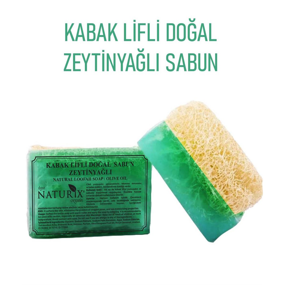 Doğal Zeytinyağlı Kabak Lifli Sabun