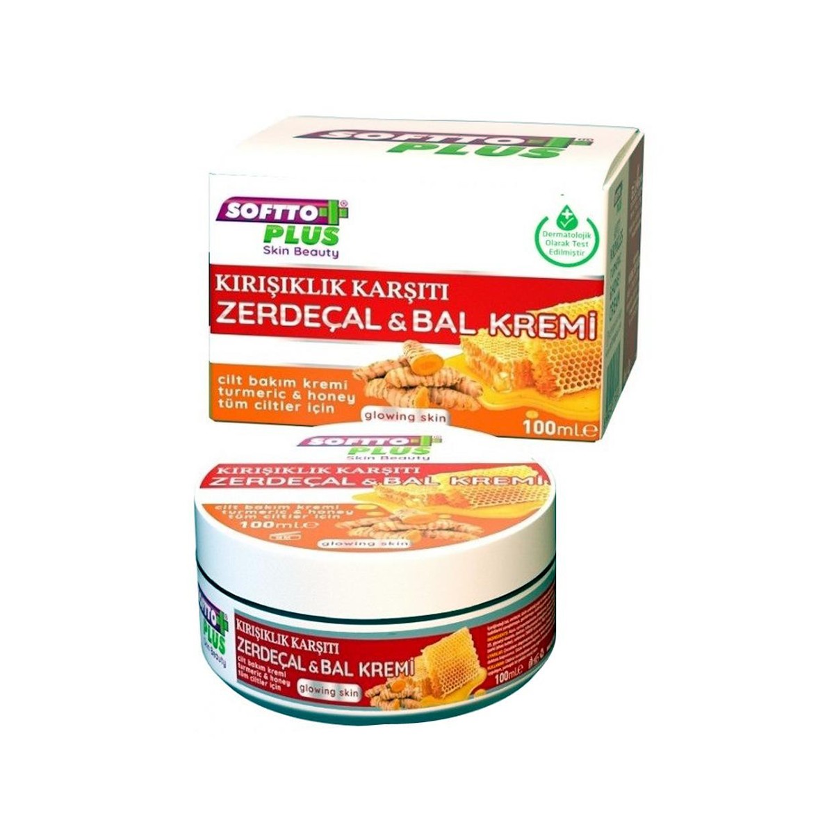 Kırışıklık Karşıtı Zerdeçal-Bal Krem 100ml