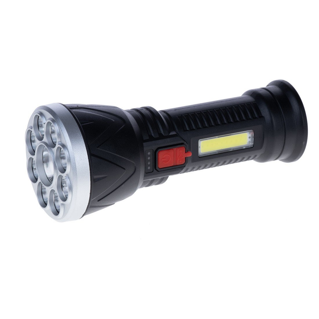 Gold Orion El Feneri USB Şarjlı 4 Led Flashlight
