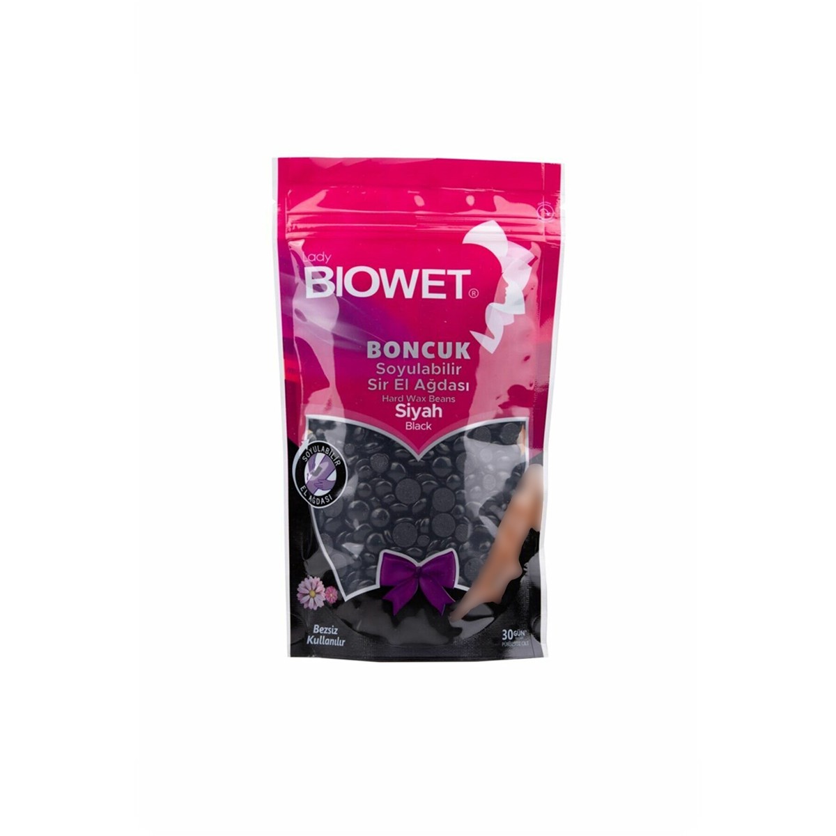 Biowet Boncuk Ağda Soyulabilir Sir El Ağdası 100gr Siyah