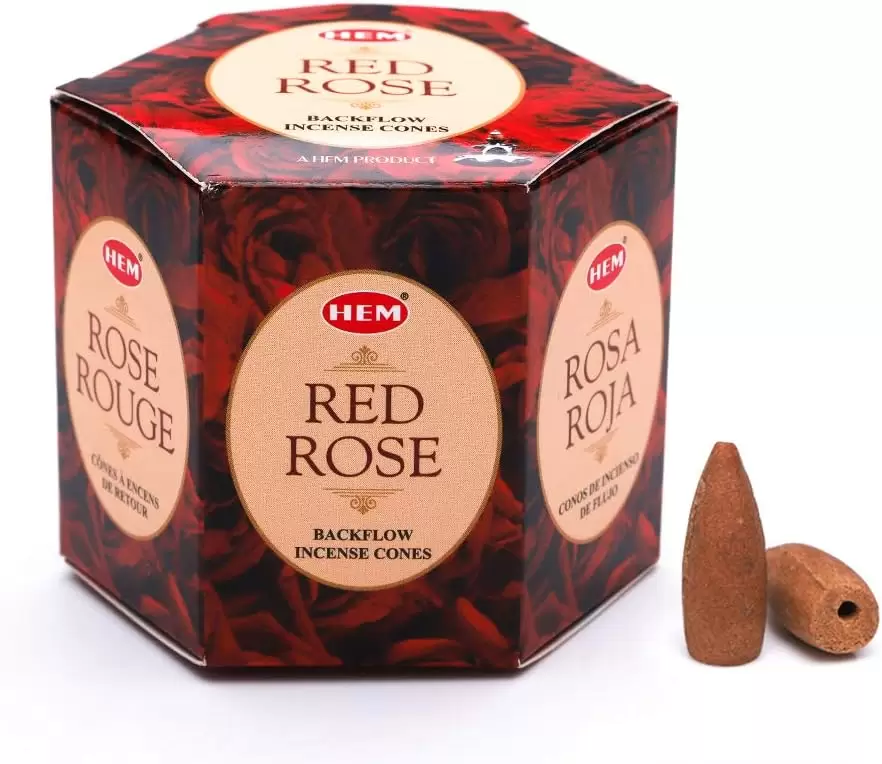 HEM Red Rose Geri Akış Tütsü 40 Adet