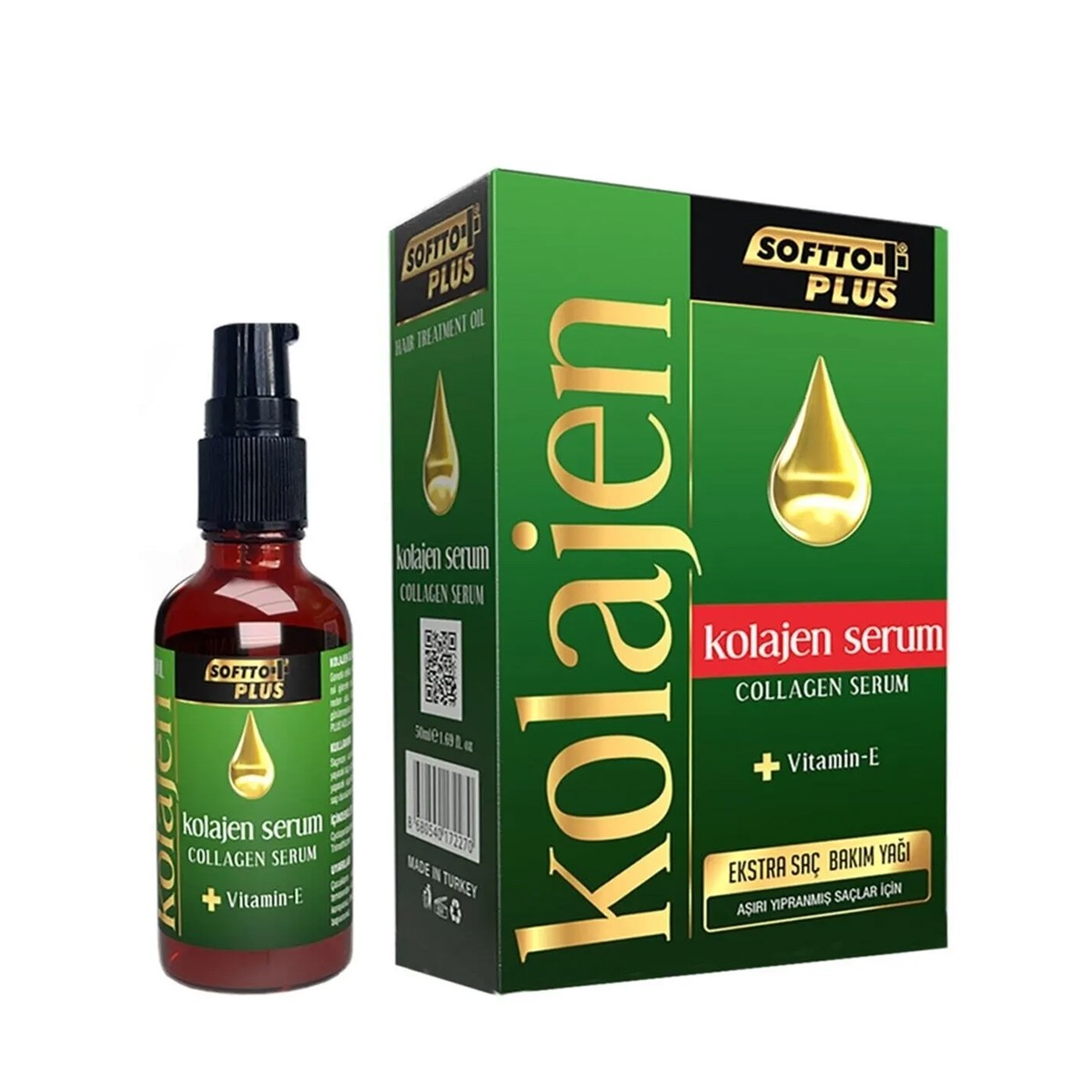 Kolajen Saç Bakım Serumu 50ml Softto Plus