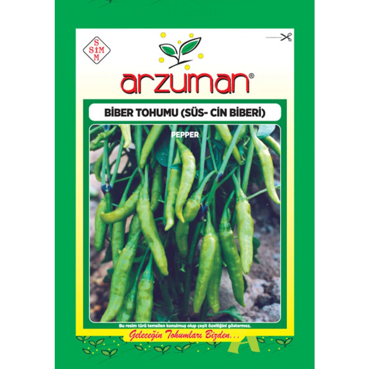 Biber Tohumu (Süs-Cin Biberi) 5 gr Arzuman