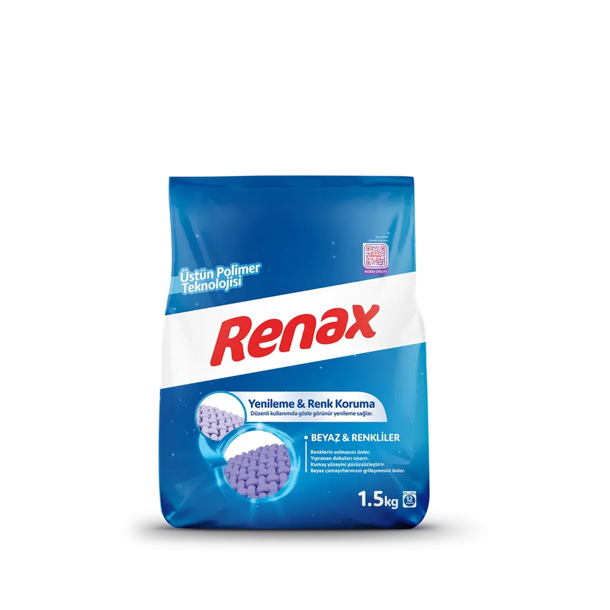 Renax Toz Deterjan Beyazlar ve Renkliler 1.5 kg