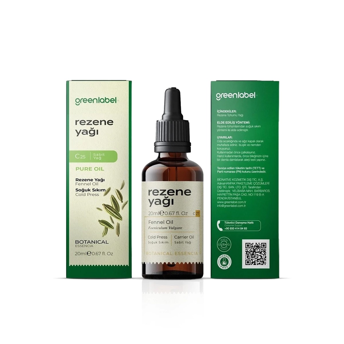 Rezene Yağı 20ml Greenlabel