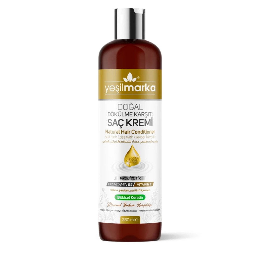 Doğal Dökülme Karşıtı Saç Kremi 350ml Yeşil Marka