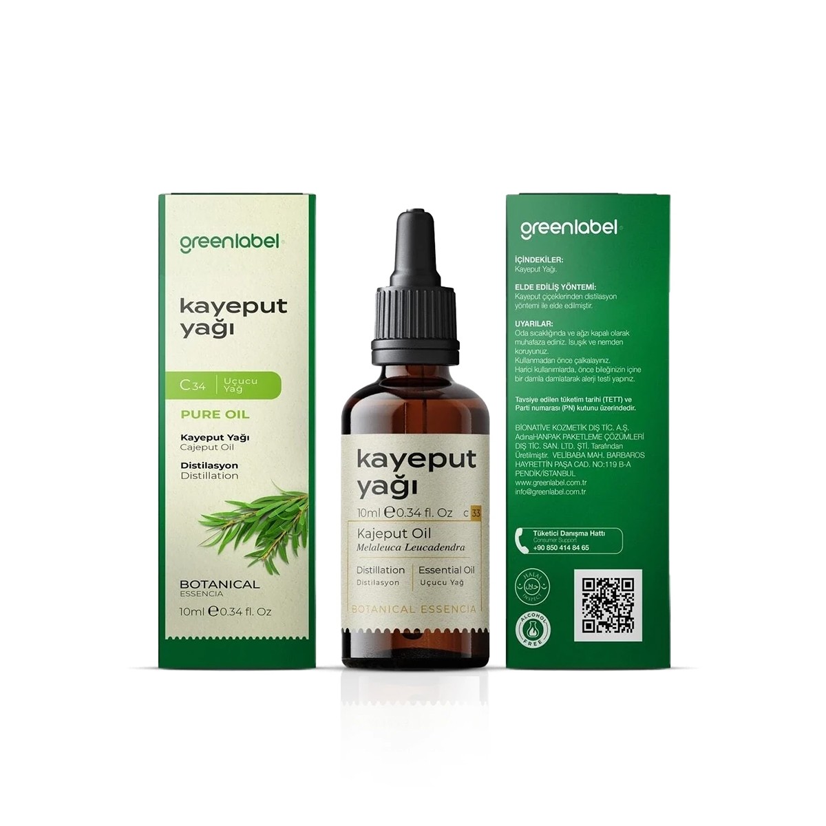 Kayeput Yağı 10ml Greenlabel
