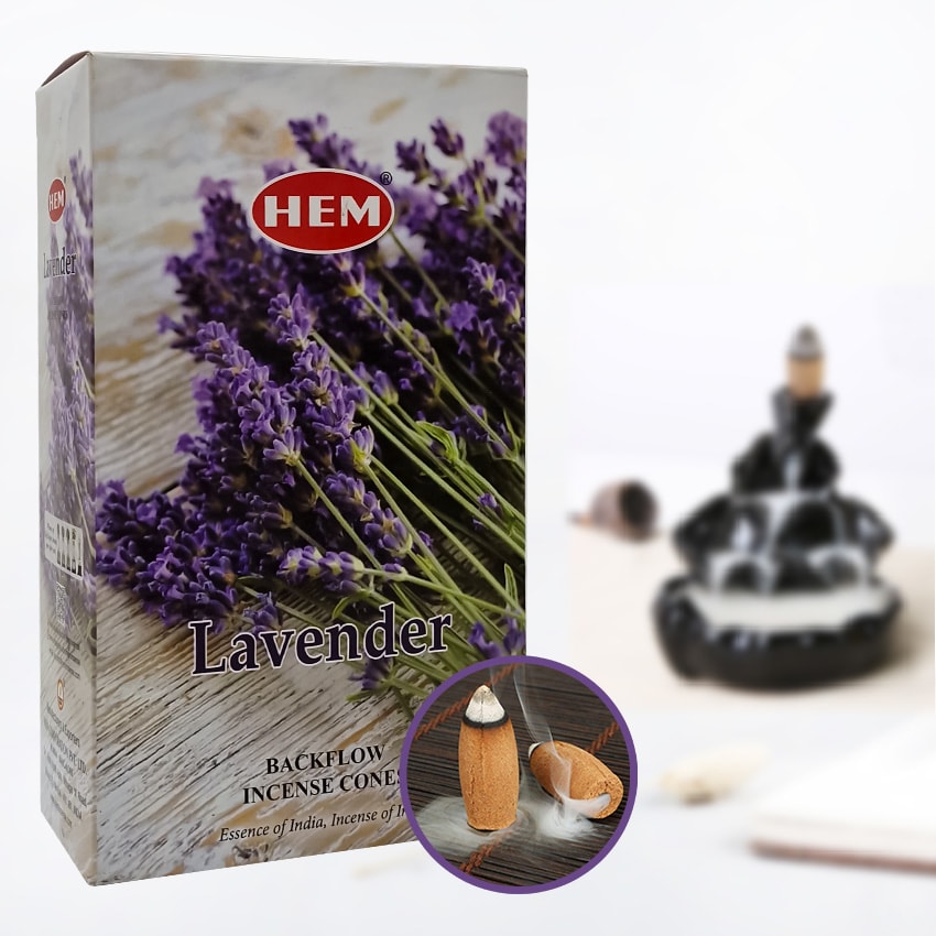 HEM Lavender Geri Akış Tütsü 10 Adet