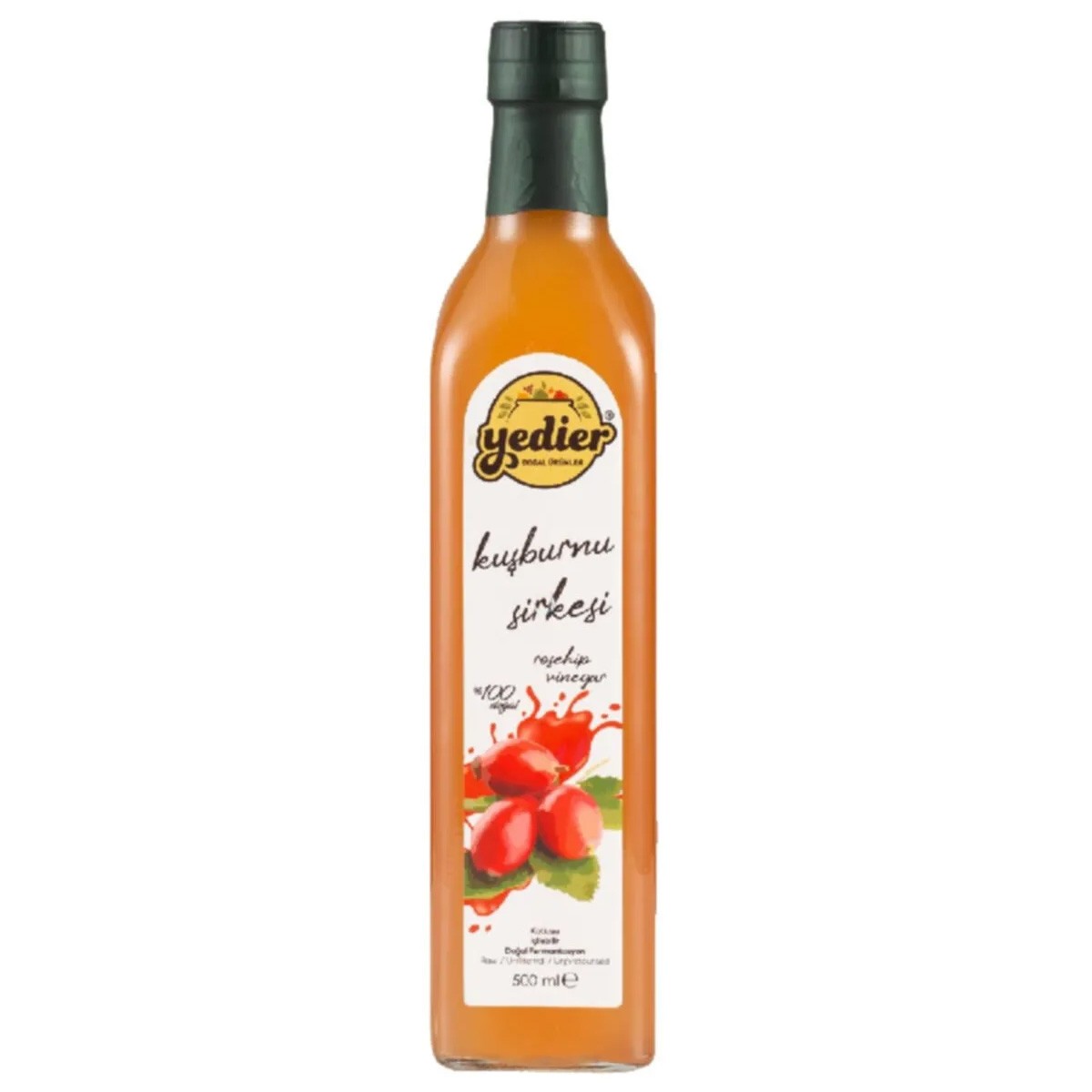 Yedier Kuşburnu Sirkesi 500 ml