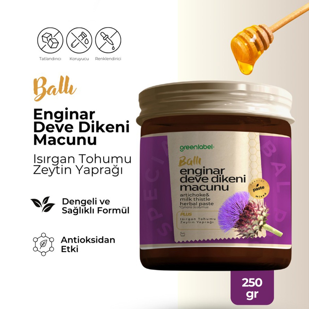 Enginar Ekstraktlı Macun 250gr