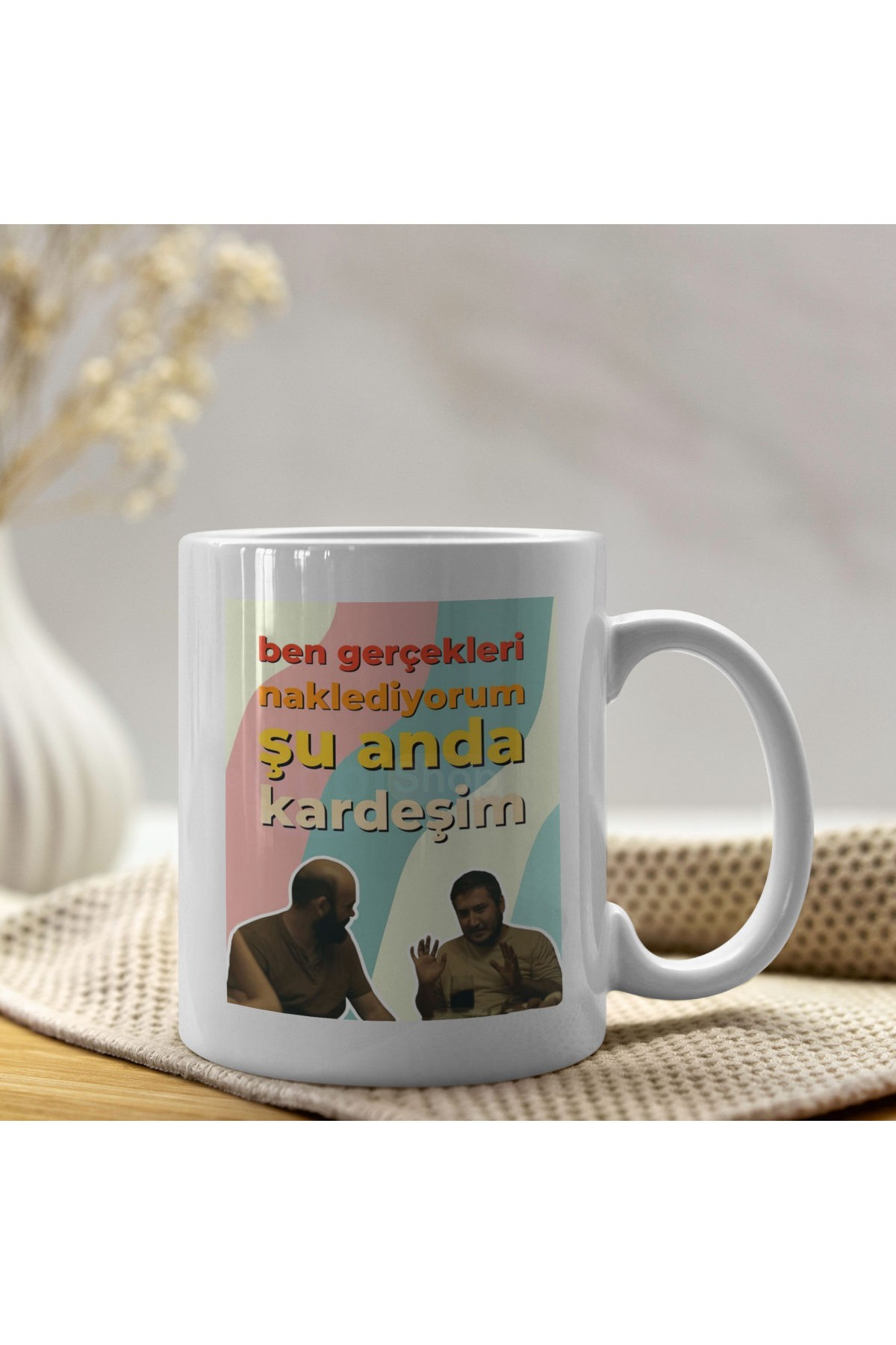 GİBİ Dizisi Yılmaz ve İlkkan Motto Kupa Bardak
