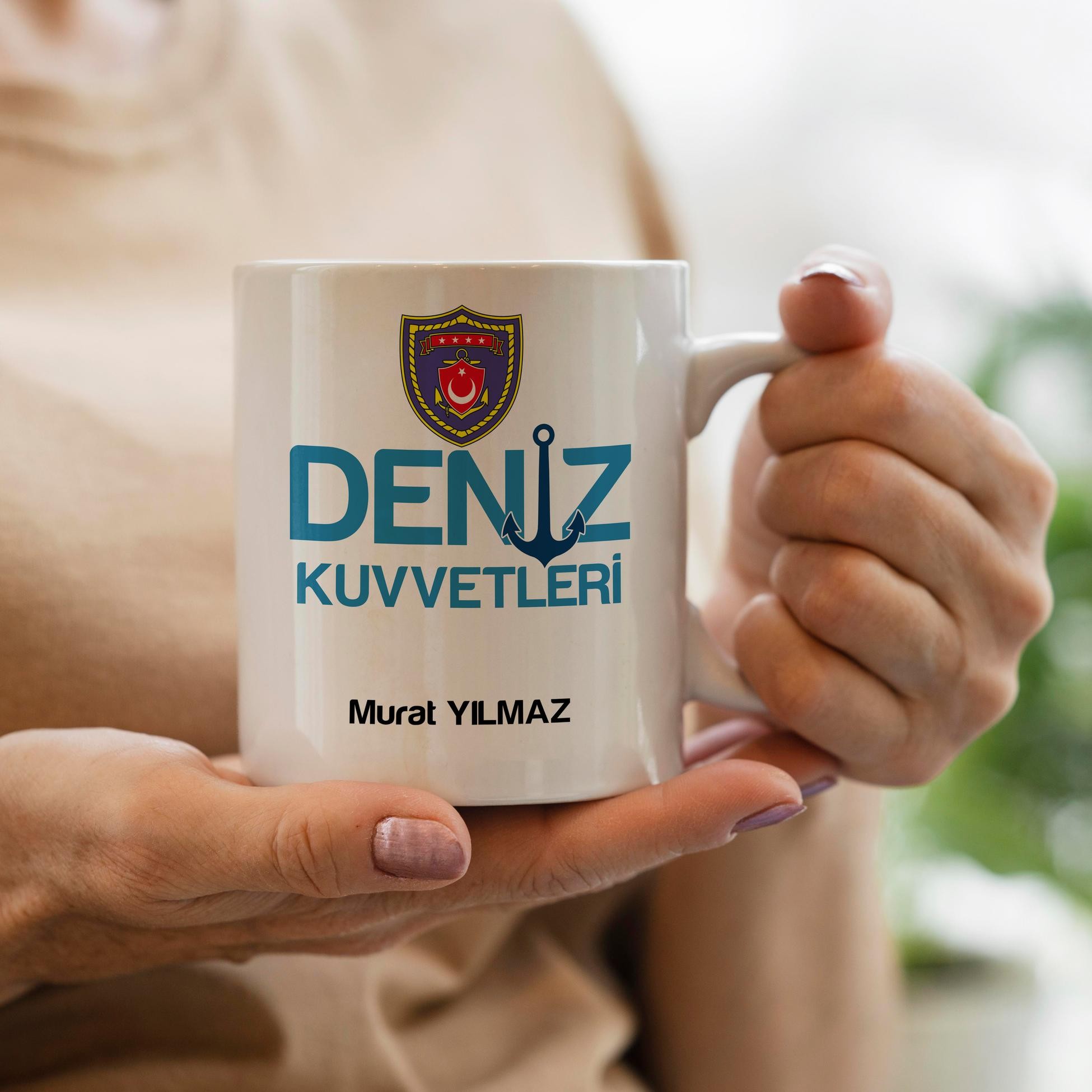 Kişiye Özel Meslek Deniz Kuvvetleri Kupa Bardak