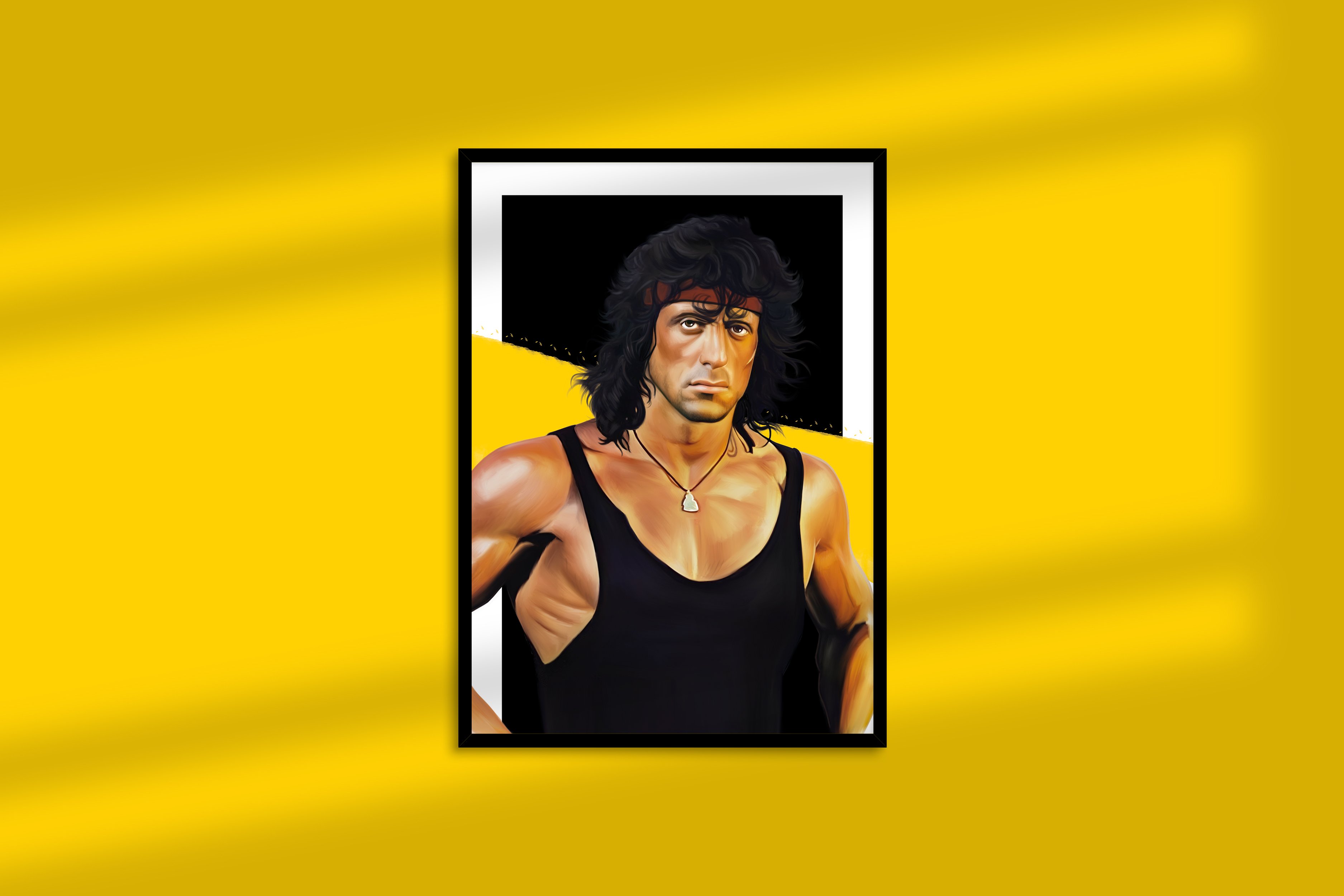 Sylvester Stallone - Rambo III | GK Art Serisi Poster