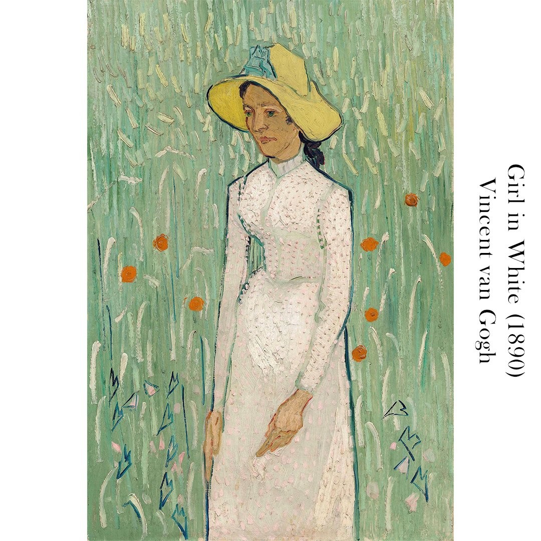 Vincent Van Gogh - Girl in White (1890) - Kupa Bardak