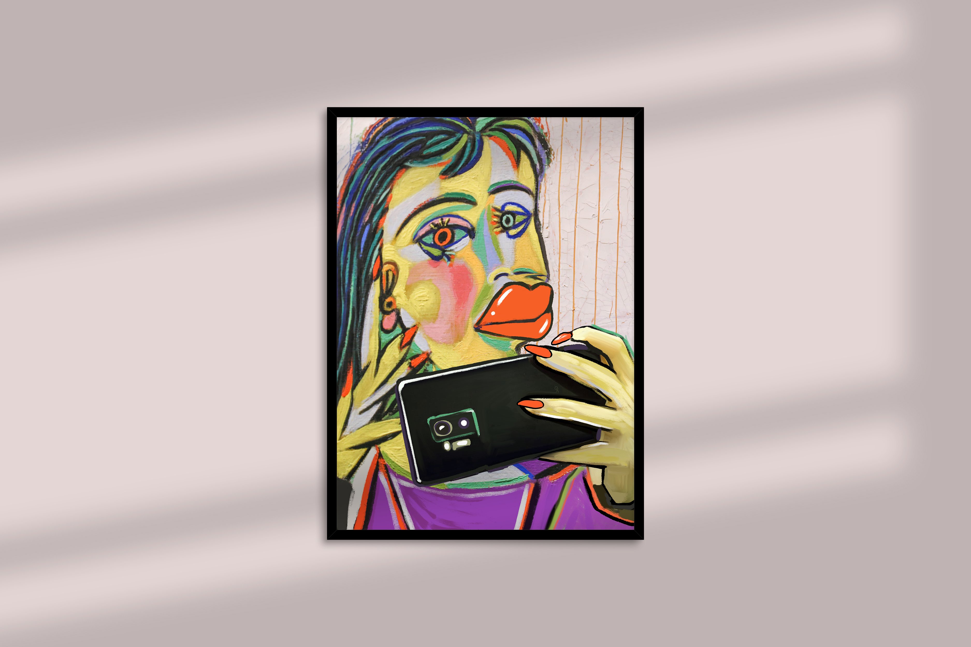 Modern Picasso Kadını | GK Art Serisi Poster