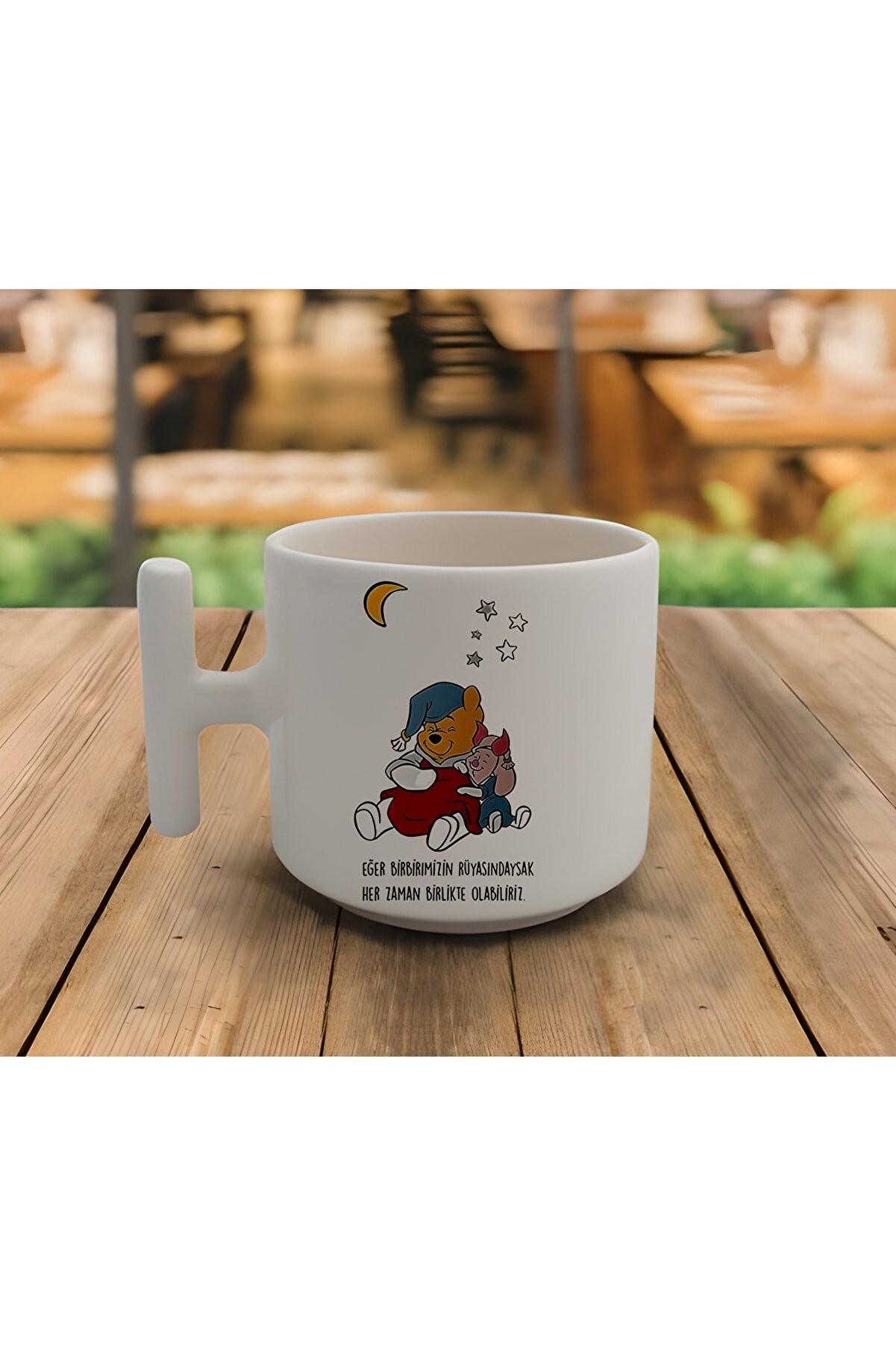 Latte & Espresso El Yapımı Winnie The Pooh Arkadaşlık T Kulp Kupa