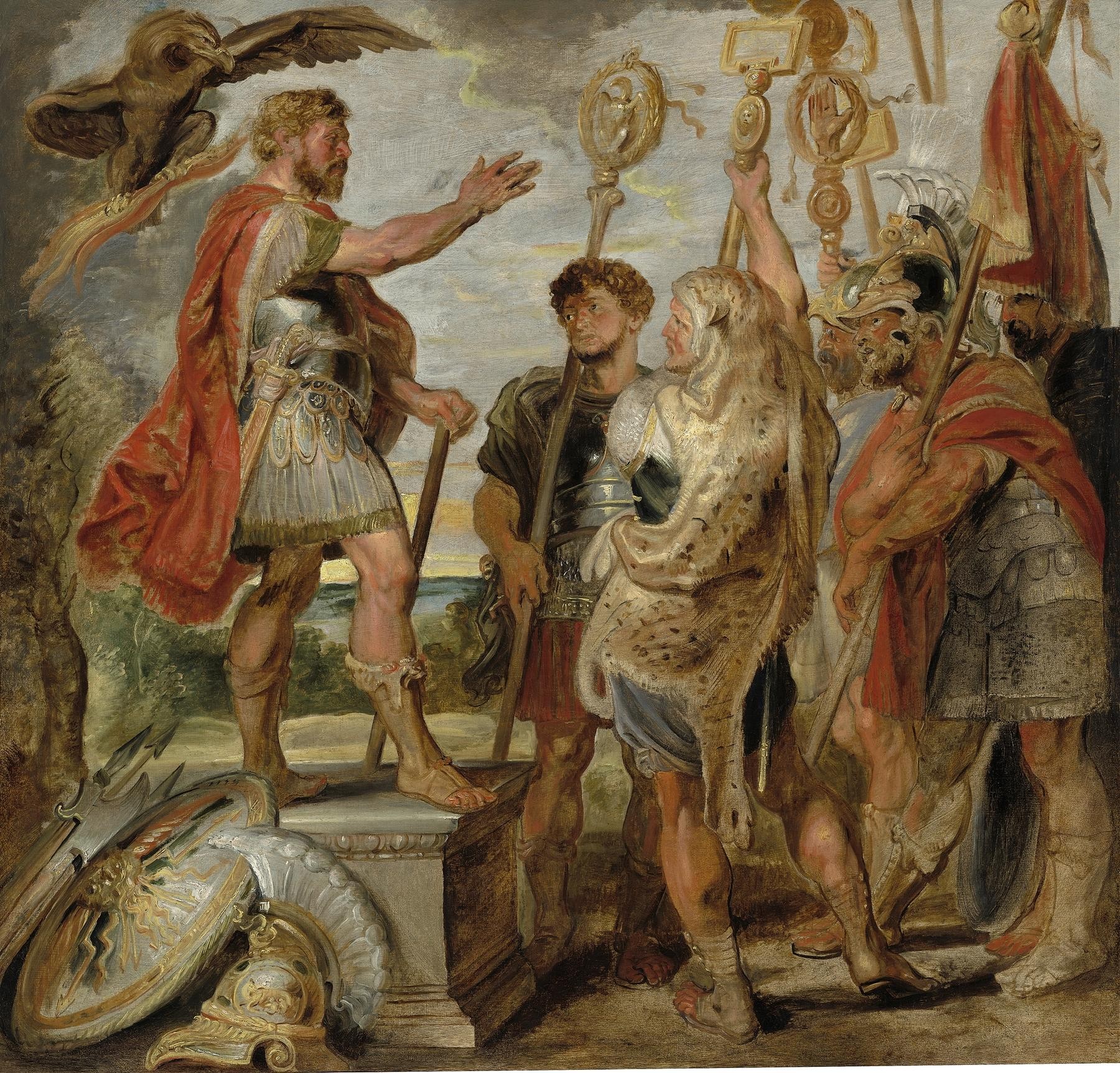 Peter Paul Rubens - Decius Muş Lejyonlara Sesleniyor (muhtemelen 1616)