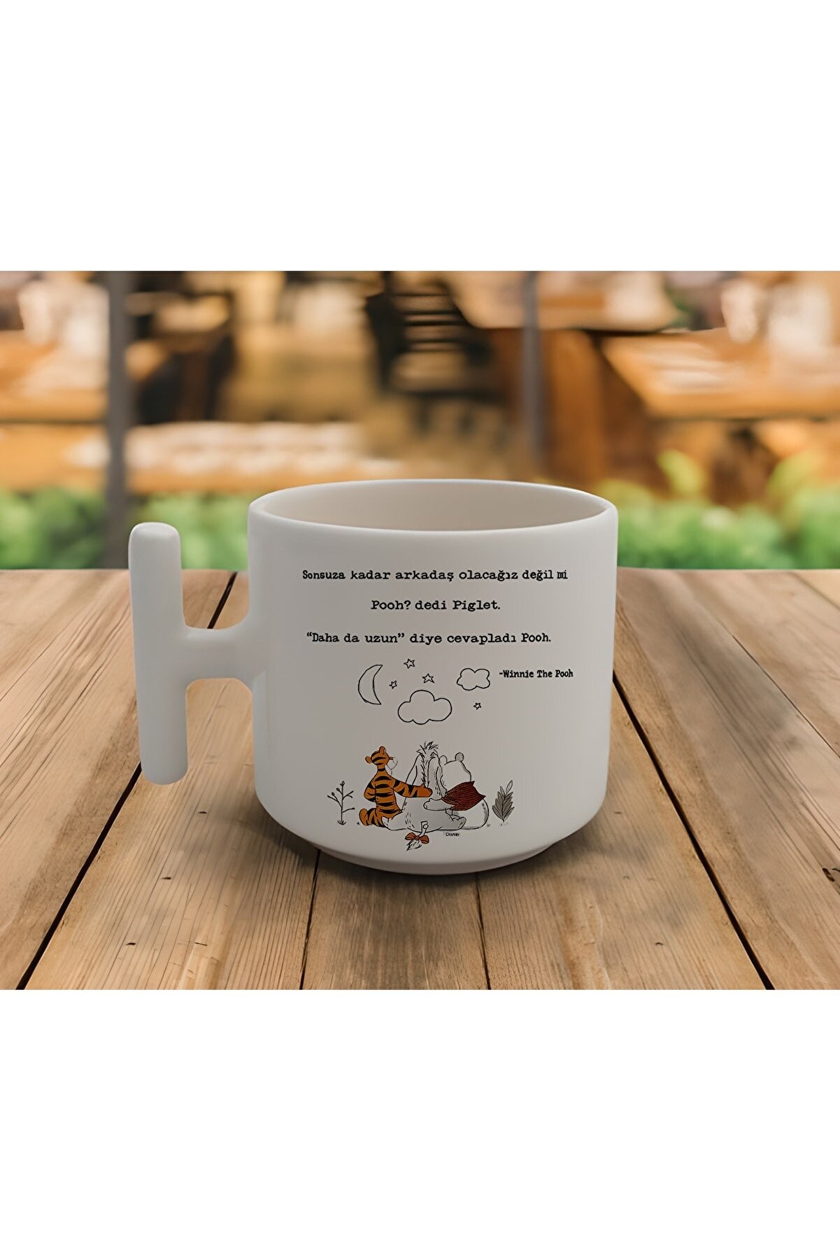 Latte & Espresso El Yapımı Winnie The Pooh Arkadaşlık T Kulp Kupa 200 Ml