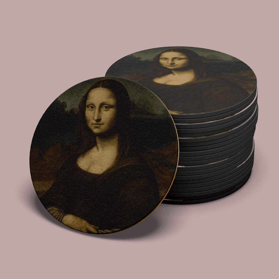 Follower of Leonardo da Vinci - Mona Lisa - Bardak Altlığı