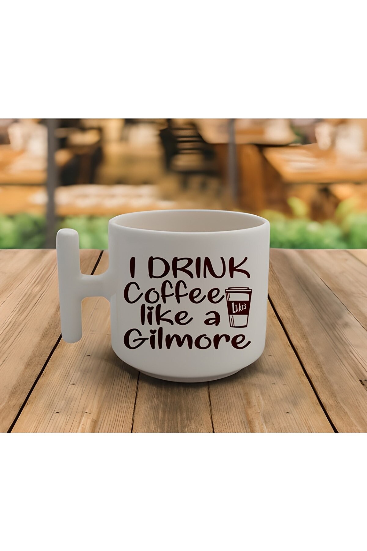 Latte & Espresso El Yapımı Gilmore Girls Lukes T Kulp Kupa 200 Ml