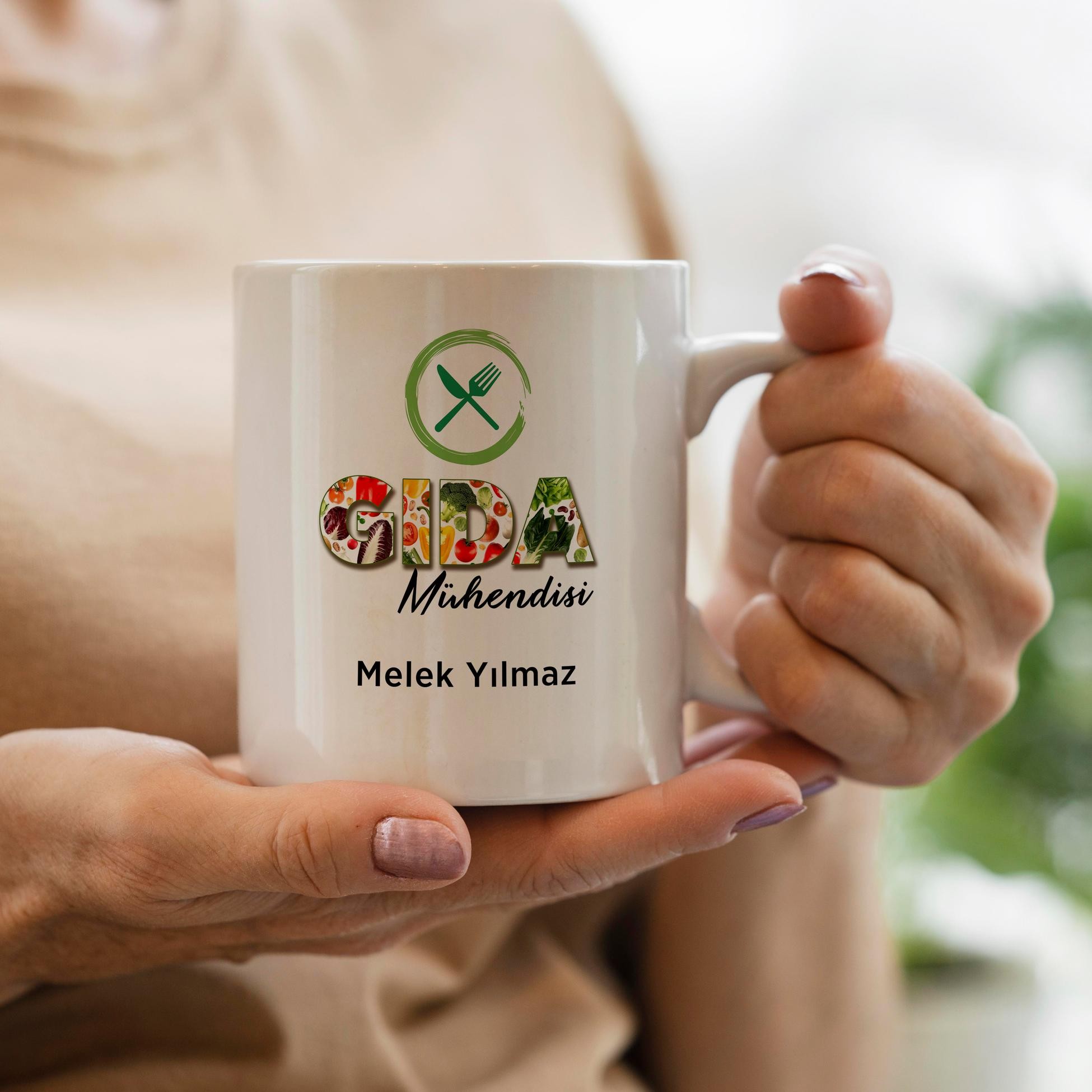 Kişiye Özel Meslek Gıda Mühendisi Kupa Bardak