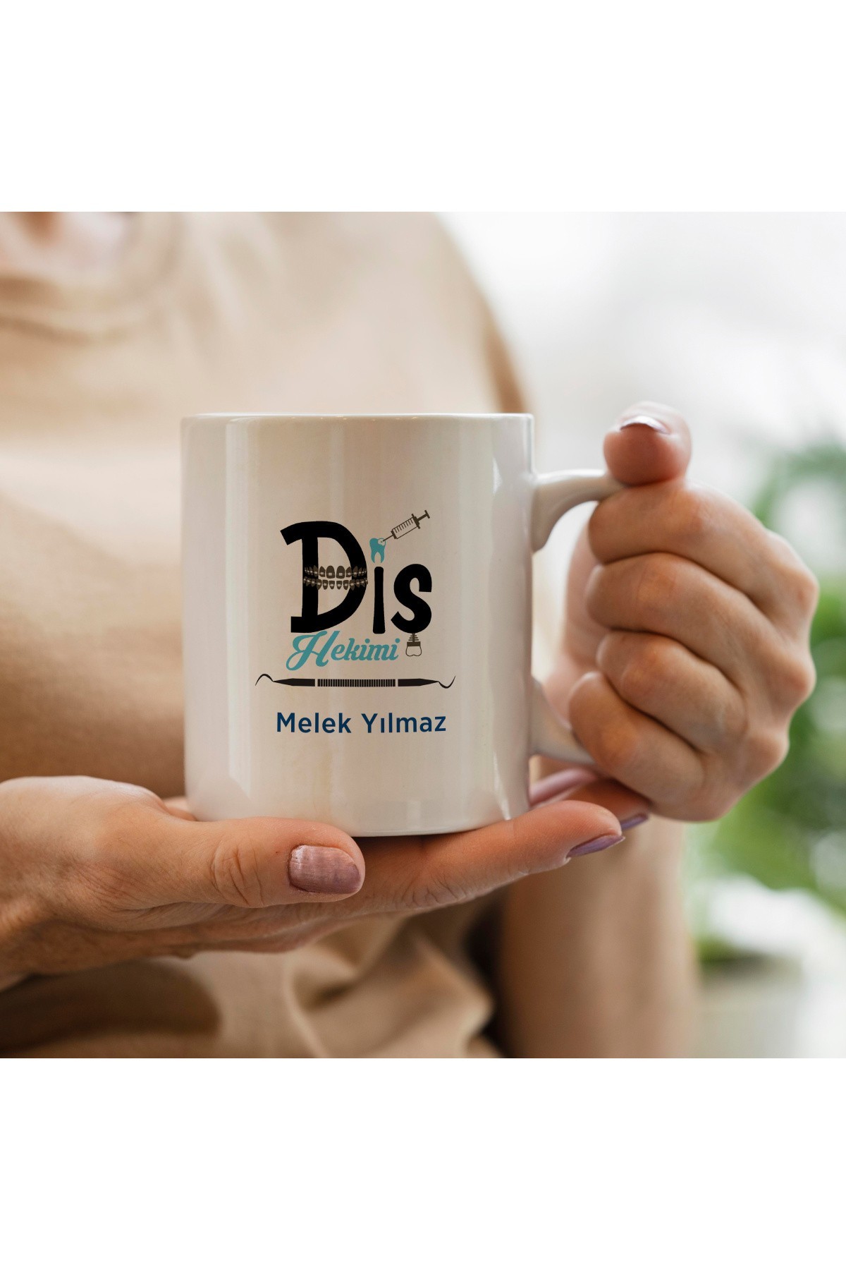 Kişiye Özel Meslek Diş Hekime Kupa Bardak