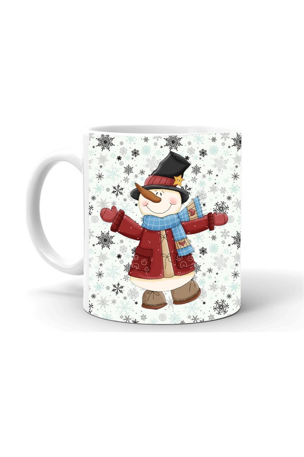 Full Kaplama Yılbası Noel Temalı Baskılı   Kupa
