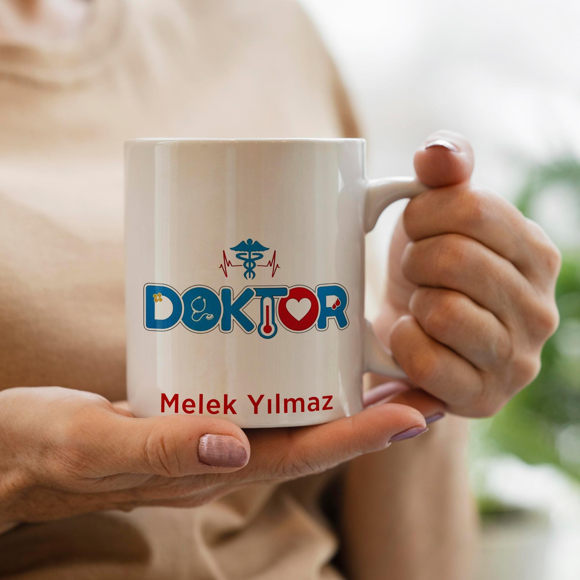 Kişiye Özel Meslek Doktor Kupa Bardak