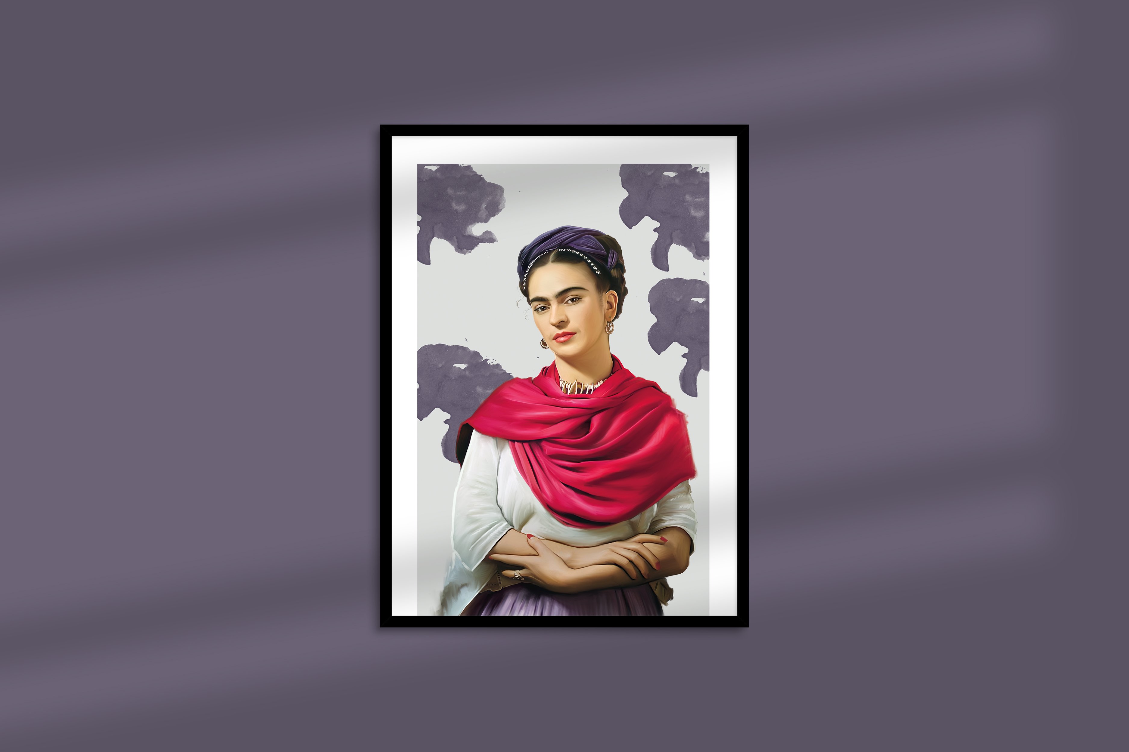 Frida Kahlo Portre | GK Art Serisi Poster