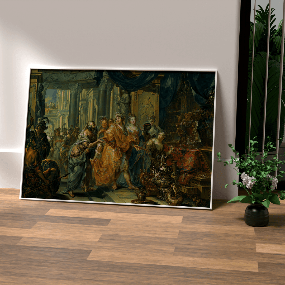 Johann Georg Platzer  - Croesus And Solon - Poster