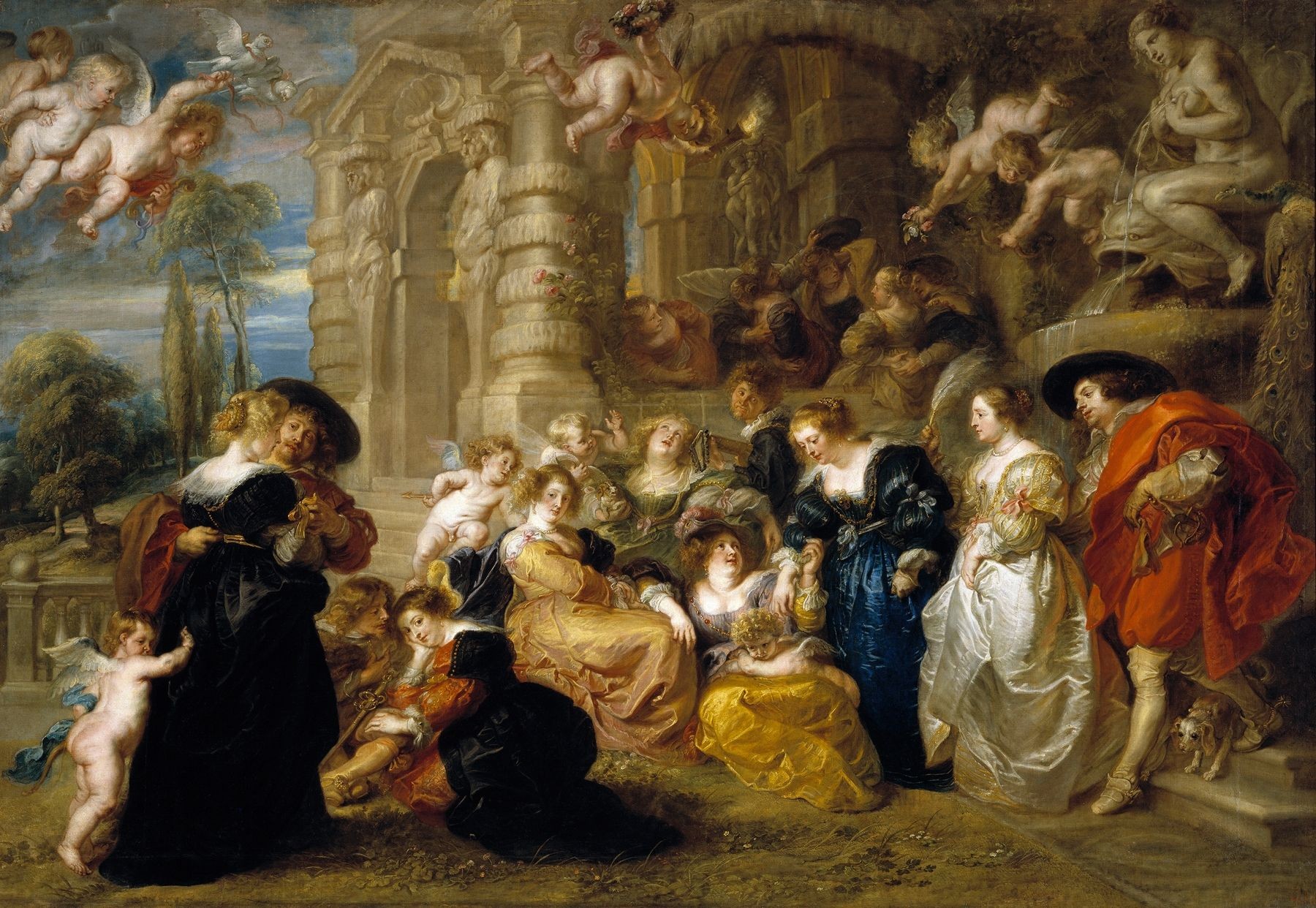 Peter Paul Rubens - Aşk Bahçesi (1630-1635)