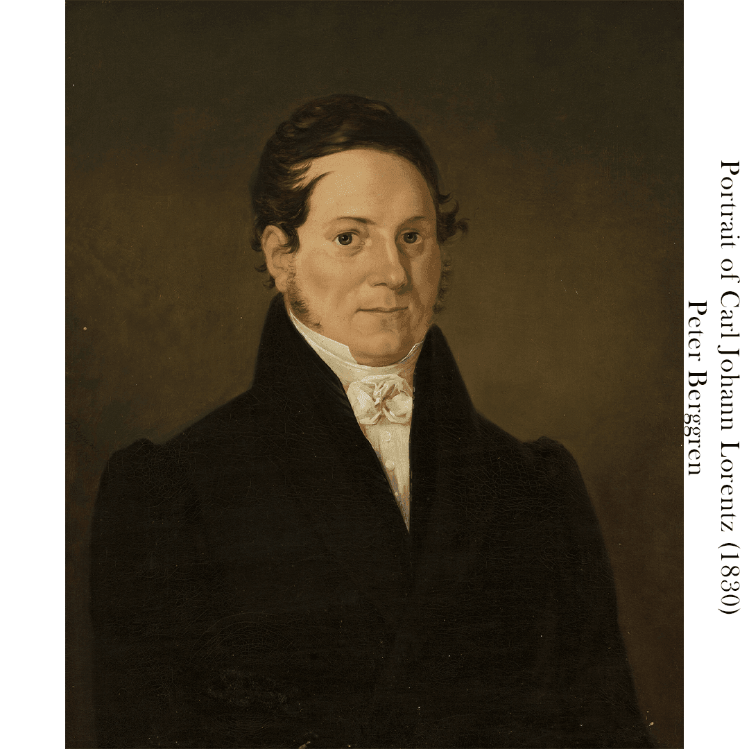 Peter Berggren - Portrait of Carl Johann Lorentz (1830) - Kupa Bardak